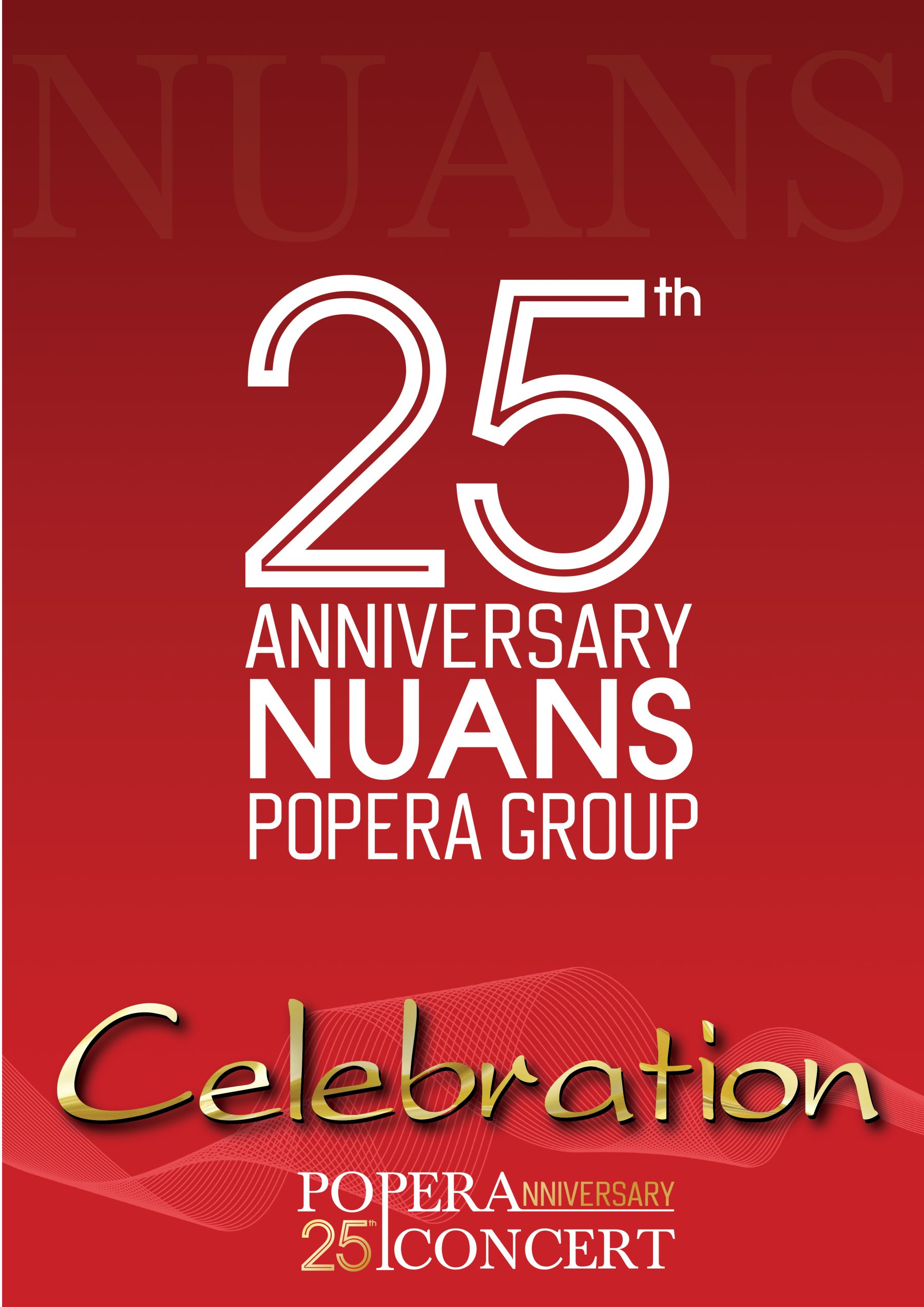 NUANS Popera Group 25 жилийн ойн “Celebration” постер