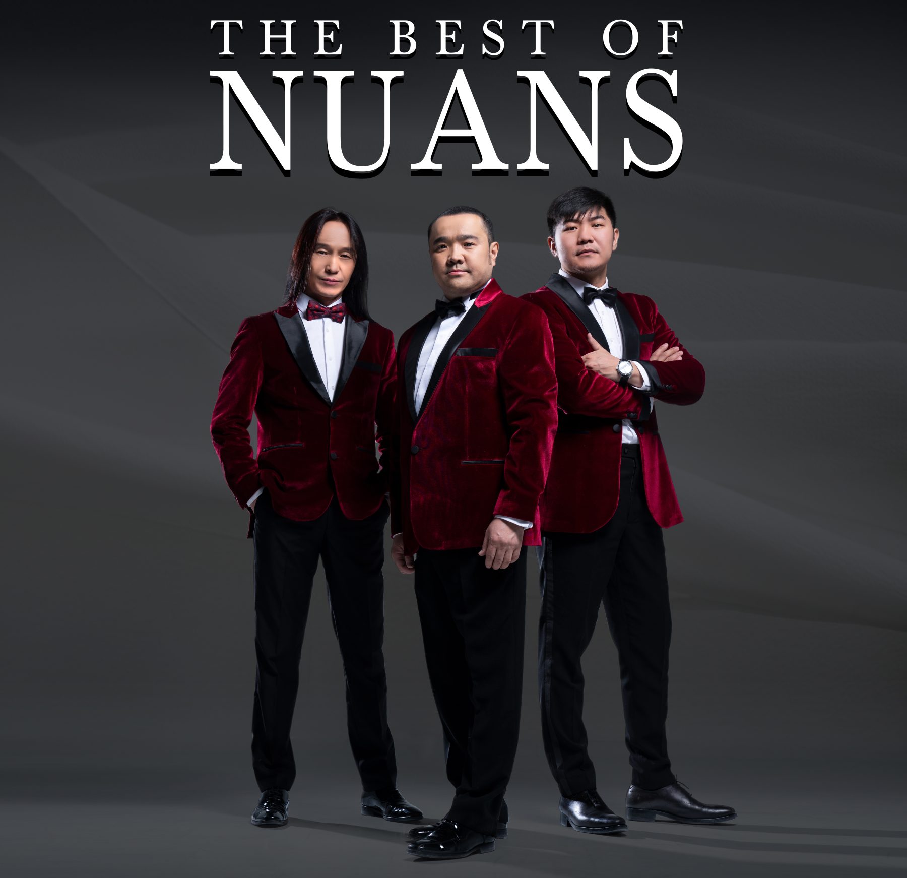 NUANS хамтлагийн гишүүд улаан хилэн пиджактай — “The Best of Nuans”
